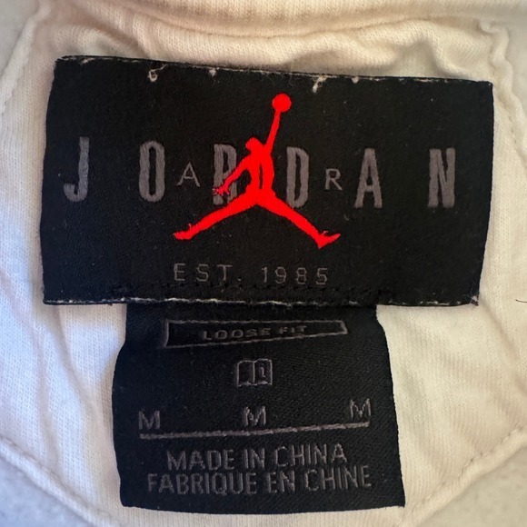 Women's Nike Air Jordan Flight Women's Sweatshirt Medium - Picture 8 of 9